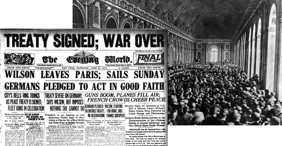 The Treaty of Versailles - History Learning Site Treaty of Versailles 1919